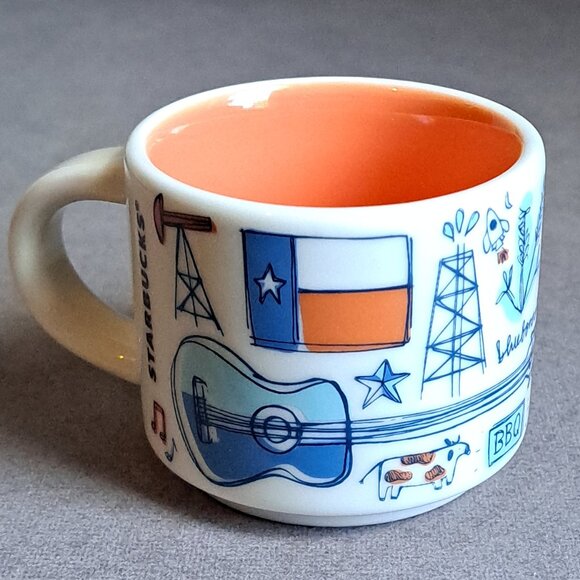 Starbucks: Texas Been There Series USED 2 oz Espresso Mug (Coffee, 2019) PM - Picture 4 of 7